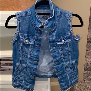 Free People Denim Vest